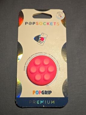 PopSocket PopGrip Premium Pink Bubble Pop Phone Grip